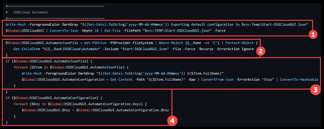 OSDCloudGUI Breakdown