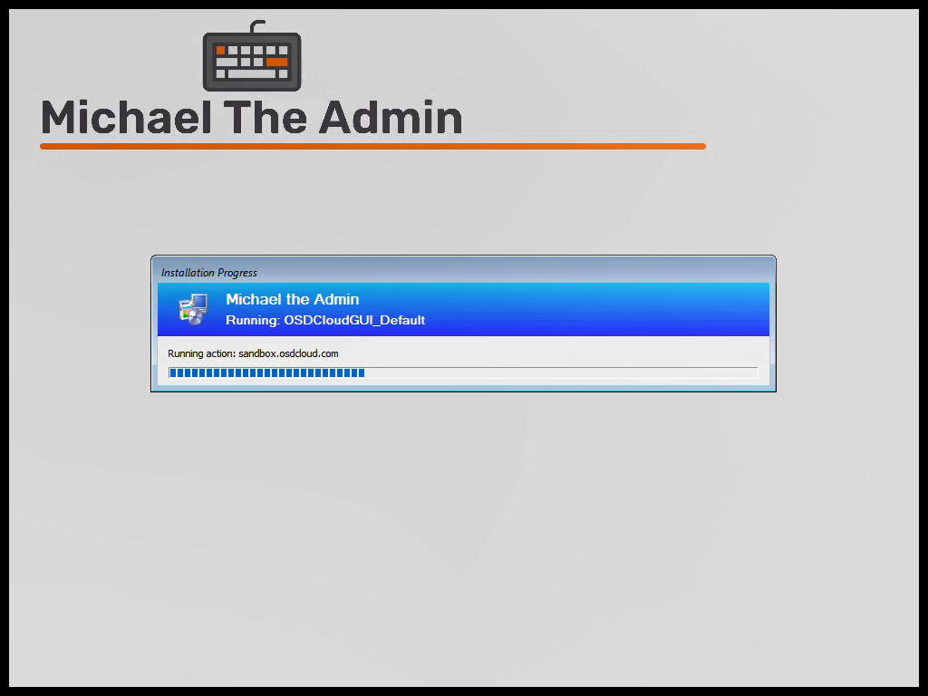 Run TS - sandbox.osdcloud.com