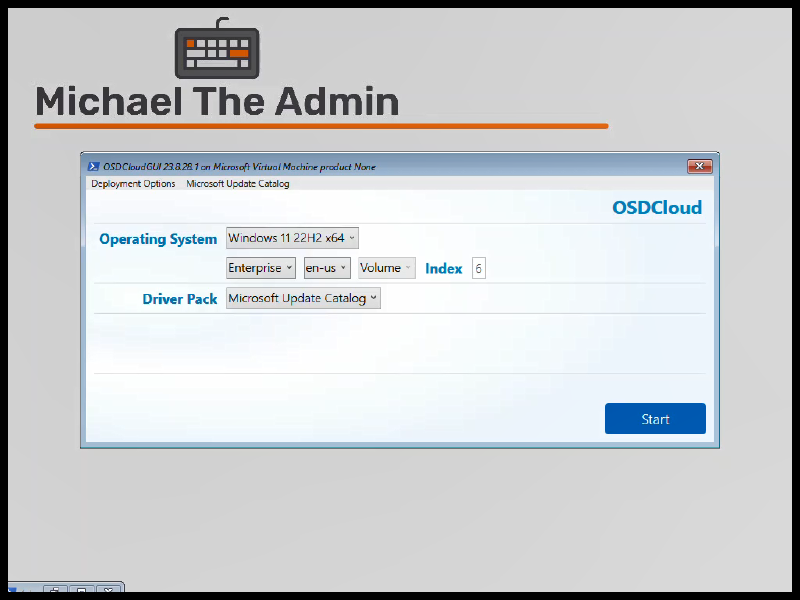 Run TS - OSDCloudGUI