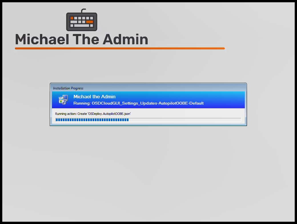 Task Sequence Step Run