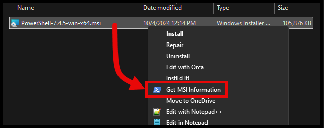 Right-Click Menu Example