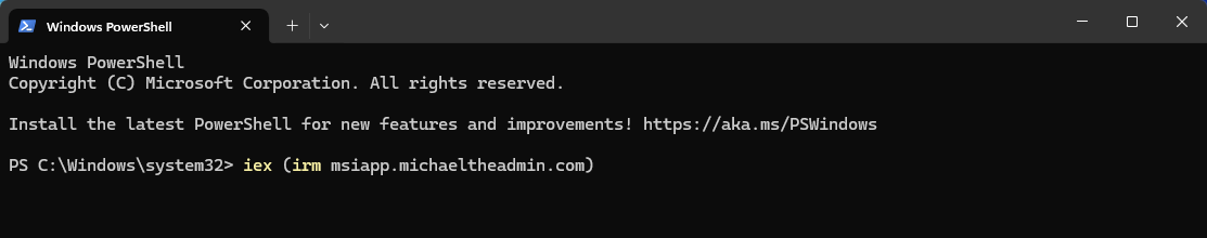 GetMSIInformation Invoke Expression