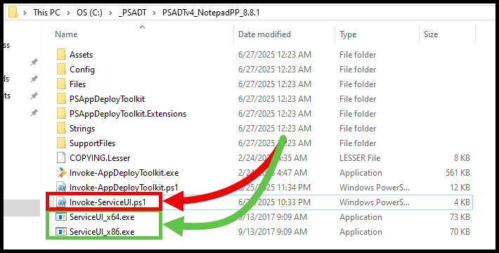 PSADT Package with ServiceUI and Invoke-ServiceUI.ps1